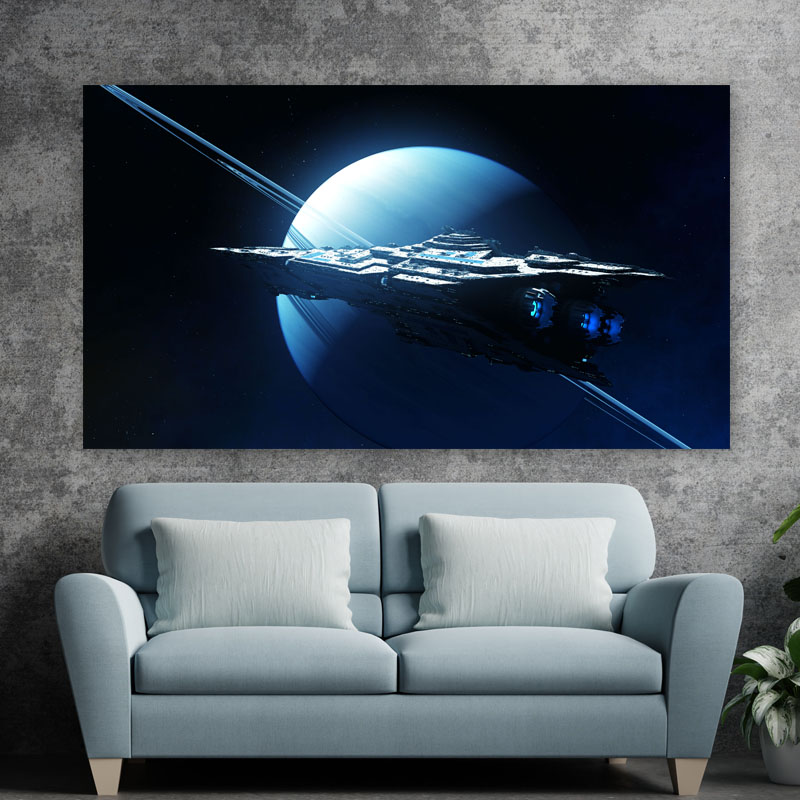 Πίνακας σε καμβά Πτήση στο Διάστημα
